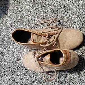 MadPaw Suede Ankle Boots with Wedge